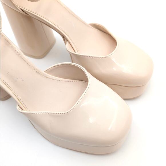 Circus by Sam Edelman Rosa Ankle-Strap Platform Pumps Vanilla Women's Size US9 - Picture 10 of 11